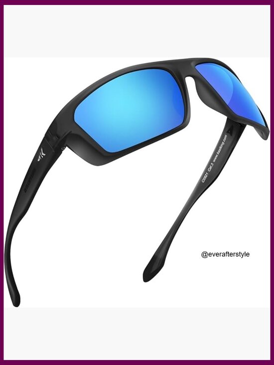 Polarized Sport Sunglasses with Grilamid Frames, UV Protection for Driving main image 6